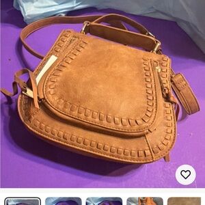 Elegant Brown Crossbody Bag